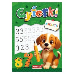 520217 KOLOROWANKA Z NAKLEJKAMI EDU - CYFERKI MARTEL