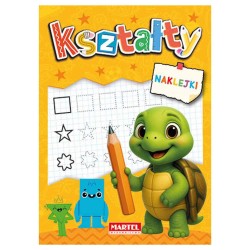520231 KOLOROWANKA Z NAKLEJKAMI EDU - KSZTAŁTY MARTEL