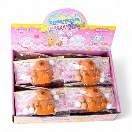 491052 SQUISHY GNIOTEK ANTYSTRESOWY KAPIBARA BIGTOYS