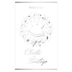 790625 KARNET LUX PAMIĄTKA CHRZEST ŚWIĘTY SREBRNA ARMIN STYLE