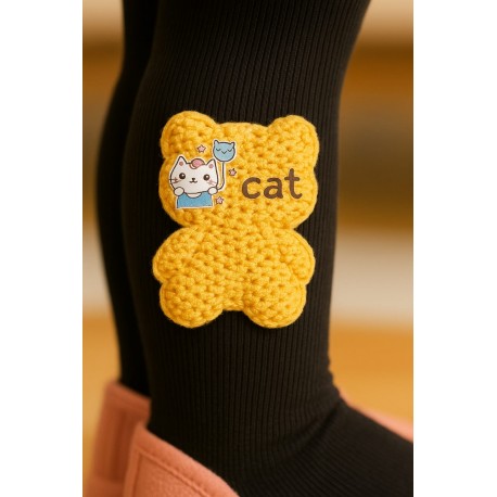 046200 RAJSTOPY DZIECIĘCE CZARNY MIŚ 3-4L ROZMIAR 80-86 MIX MILUSIE BRAND S.C.