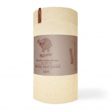024604 KOC BAWEŁNIANY 75x90CM KREMOWY MILUSIE BRAND S.C.