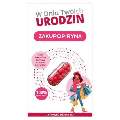 792001 KARNET KARTKA URODZINOWA ZAKUPOPIRYNA ARMIN STYLE