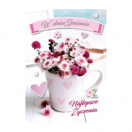 814710 KARNET KARTKA IMIENINOWA W DNIU IMIENIN ARMIN STYLE