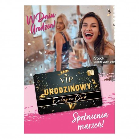 792162 KARNET KARTKA Z ŻYCZENIAMI + KARTA VIP ARMIN STYLE