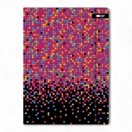 031403 HAPPY COLOR TECZKA Z GUMKĄ A4 PIXEL BLOX DISCO GDD