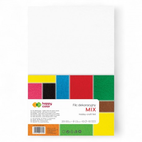 013539 HAPPY COLOR FILC DEKORACYJNY MIX GDD