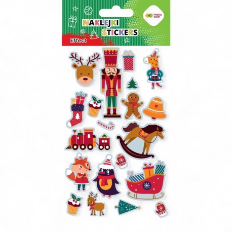 026508 HAPPY COLOR NAKLEJKI ŚWIĄTECZNE XMAS TOYS GDD