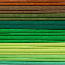 004643 HAPPY COLOR BIBUŁA MARSZCZONA ZIELONE KOLORY 25x200cm GDD