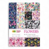 039959 HAPPY COLOR BLOK PAPIERU Z MOTYWAMI FLOWERS 15 ark. GDD