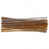 707005 DRUCIKI KREATYWNE SREBRNE/ZŁOTE 30 cm 40 szt. BREWIS