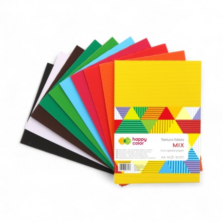 037078 HAPPY COLOR TEKTURA FALISTA MIX 10 ark. GDD