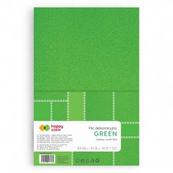 013430 HAPPY COLOR FILC DEKORACYJNY ZIELONY GDD