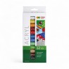 039157 HAPPY COLOR FARBY AKRYLOWE 12 kol. GDD