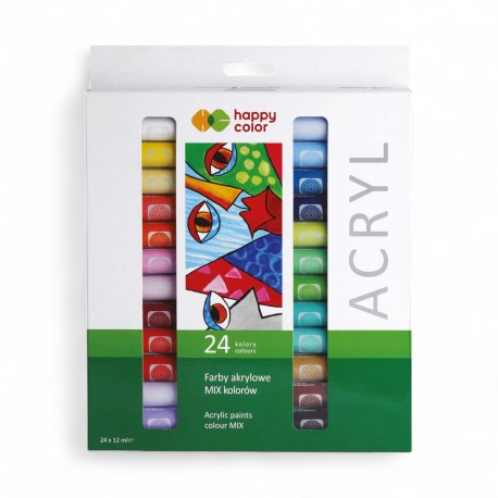 039317 HAPPY COLOR FARBY AKRYLOWE 24 kol. GDD