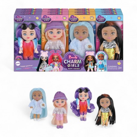 489004 MINI LALKA 13 CM 4 wz. DISPLAY BIGTOYS