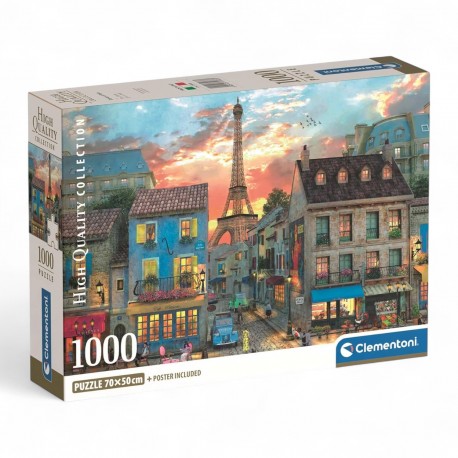 399833 CLEMENTONI PUZZLE 1000 el. ULICE PARYŻA