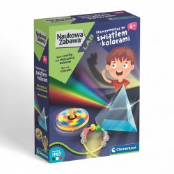 504084 CLEMENTONI NAUKOWA ZABAWA EKSPERYMENTUJ ZE ŚWIATŁAMI I KOLORAMI