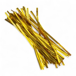 702802 DRUCIKI W PLASTIKU ZŁOTE 18 cm 50 szt. BREWIS