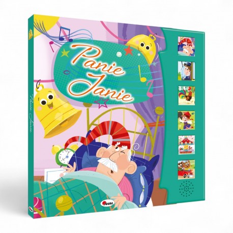 815765 PANIE JANIE KSIĄŻKA DŹWIĘKOWA Z PIOSENKAMI MOREX