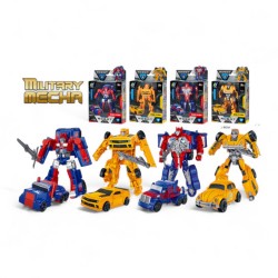 465718 ROBOT DEFORMACJA AUTO NA BLISTRZE 4 wz. BIGTOYS