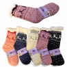 520191 SKARPETKI DAMSKIE GRUBE SKARPETY ANTYPOŚLIZG MIX WZORÓW
