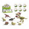 691488 KLOCKI DINOZAUR W KULI 1 szt. MIX