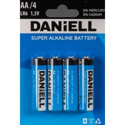 037119 BATERIA DANiELL AA R6P 1,5V 4 SZT