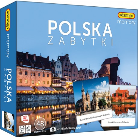 007905 ADAMIGO GRA EDUKACYJNA MEMORY - POLSKA ZABYTKI