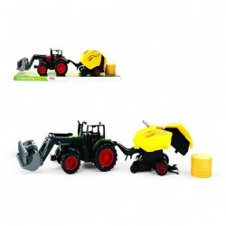 491820 TRAKTOR Z MASZYNĄ ROLNICZĄ BELOWNICA + CHWYTAK GAZELO