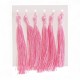 707180 FRĘDZELKI CHWOSTY OZDOBNE 6 szt. RÓŻOWY BREWIS