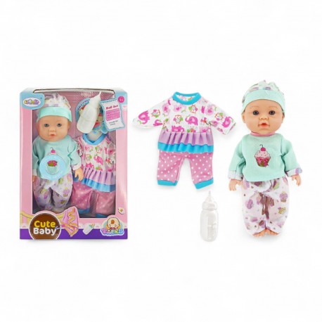 489417 LALKA BOBAS Z DŻWIĘKIEM 30 cm BIGTOYS