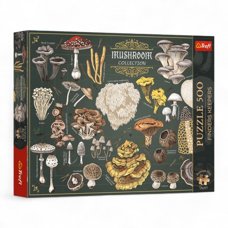 37608 TREFL PUZZLE 500 EL. GRZYBY, FINDERS KEEPERS, PREMIUM PLUS QUALITY