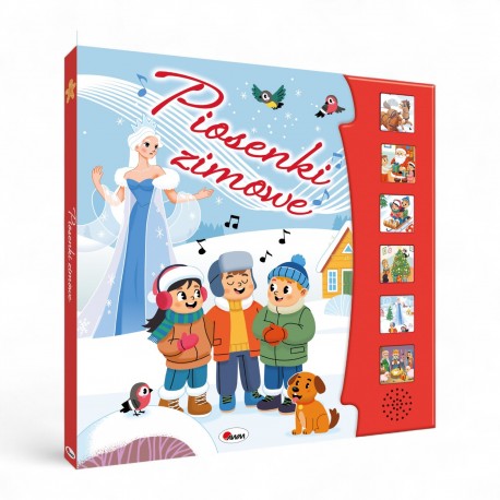 815796 PIOSENKI ZIMOWE KSIĄŻKA DŹWIĘKOWA Z PIOSENKAMI DLA DZIECI MOREX