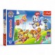 14835 TREFL PUZZLE 100 EL. PSI PATROL, BŁYSZCZĄCE PSIAKI, BROKATOWE