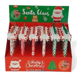 628397 DŁUGOPIS ŚWIĄTECZNY 3 WZORY ADAR