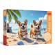 16536 TREFL PUZZLE 100 el CORGI PIESEK
