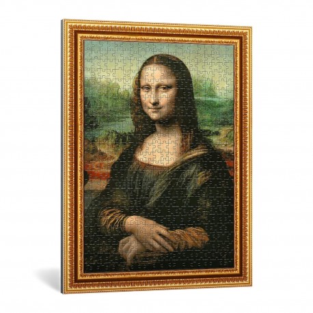 37541 TREFL PUZZLE 500 EL. MONA LIZA, LEONADRO DA VINCI, PUZZLORAMA