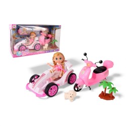 013142 MINI LALKA LALECZKA BOLID I SKUTER PRO-EXIMP