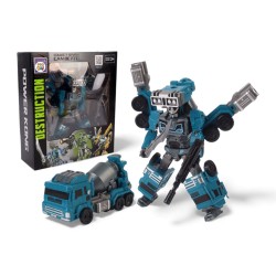 012718 ROBOT DESTRUCTION 2w1 BETONIARKA TURKUSOWA PRO-EXIMP