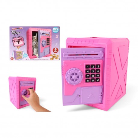 012350 SEJF ELEKTRONICZNY SKARBIEC BANKIERA RÓŻOWY PRO-EXIMP