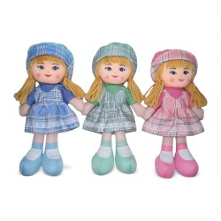 171412 SUN-DAY LALKA SZMACIANKA 40 CM Z DŹWIĘKIEM 3 KOLORY