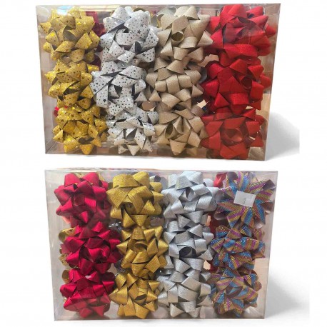 918827 ROZETKI 24 SZTUKI ROZETA 8,5 CM MIX KOLOR W&K