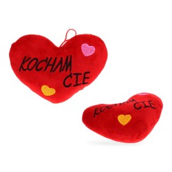 514207 SERCE PLUSZOWE, MASKOTKA KOCHAM CIE 7&7