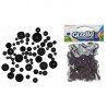 686602 GUZIKI KREATYWNE MIX CZARNE 40g BREWIS