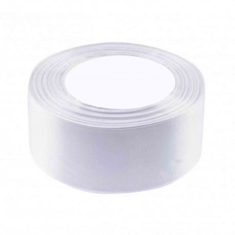 704097 WSTĄŻKA SATYNOWA KOLOR BIAŁY 50x32 BREWIS