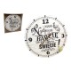 169796 ZEGAR Z ŻYCZENIAMI MIX NA DZIEŃ BABCI DZIEŃ DZIADKA 30 cm MDF 7&7