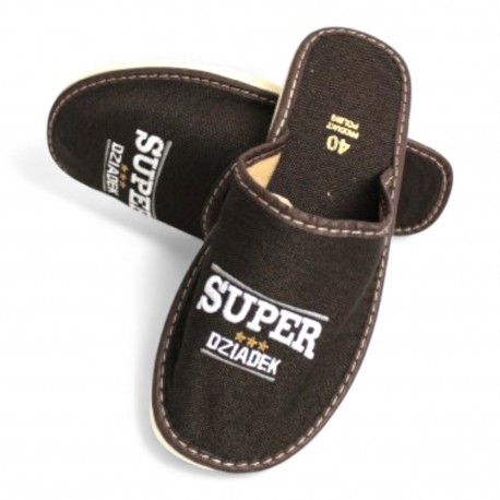 015902 PANTOFLE KLAPKI KAPCIE DZIEŃ DZIADKA DZIEŃ BABCI 7&7