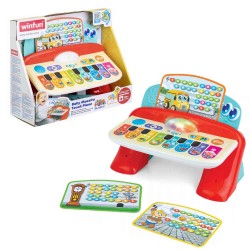 553217 SMILY PLAY PIANINKO DLA MALUSZKA KEYBOARD DZIECI MUZYCZNA KLAWISZE