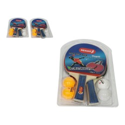 489773 ZESTAW DO TENISA STOŁOWEGO 2 RAKIETKI + 4 PIŁECZKI GAZELO